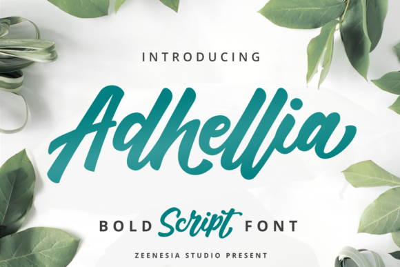 Adhellia: A Handwritten Font for Editorial Elegance