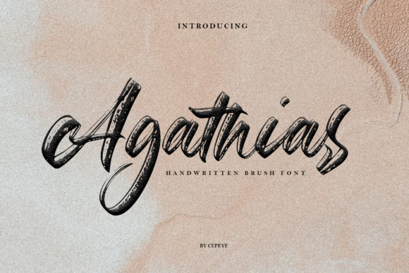 Agathias: A Handwritten Font That Elevates Branding
