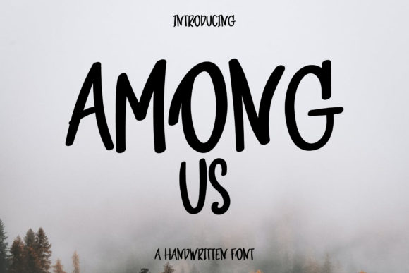 Among Us Font for Handmade Creations