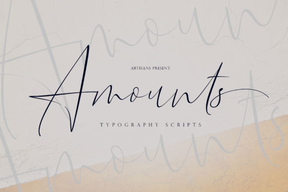 Amounts Font: A Delicate Touch for Branding Projects