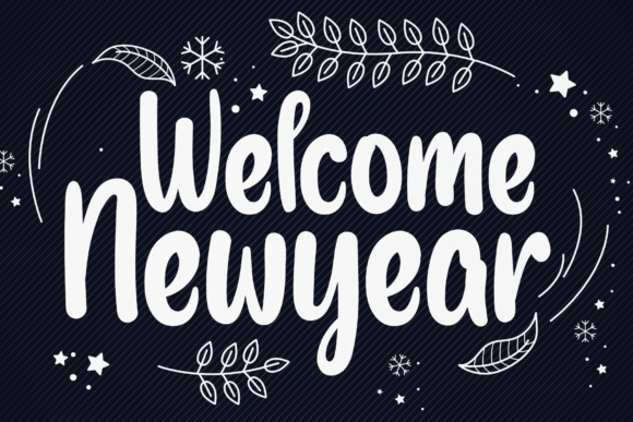 Bring Your Designs to Life with Welcome Newyear Font
