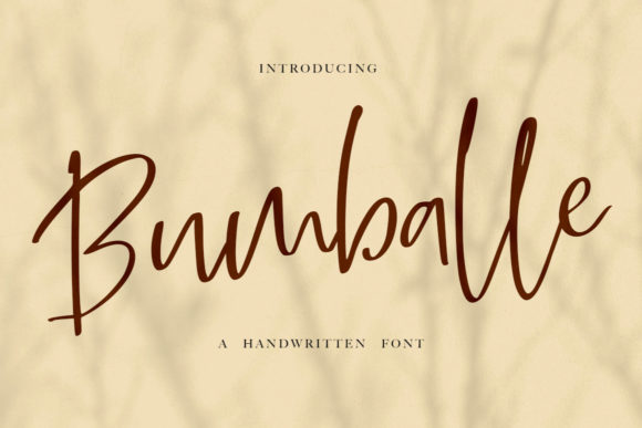 Bumballe: A Timeless Script Font for Editorial Design
