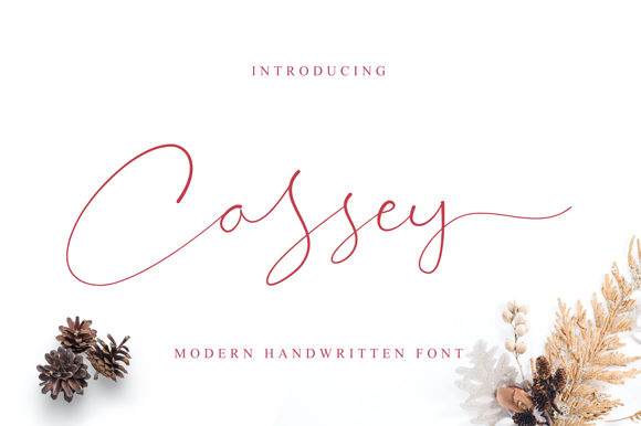 Cassey: A Handwritten Font That Elevates Web Design