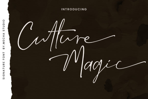 Culture Magic Font for Professional Branding