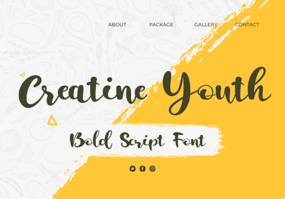 Discover Creatine Youth: A Script Font That Elevates Handmade Creations