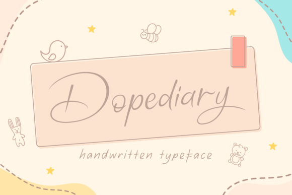 Dopediary: A Sweet Script Font for Romantic Branding