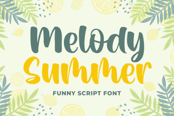 Enhance Your Editorial Design with Melody Summer Font