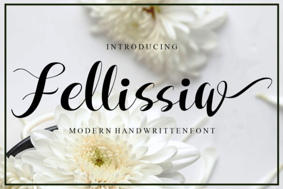 Fellissia: A Handwritten Font for Modern Editorial Design