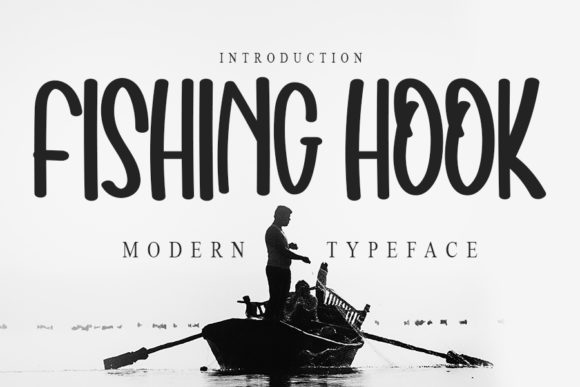 Fishing Hook Font for Web Design