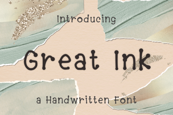 Great Ink: A Friendly Handwritten Font for Branding Projects
