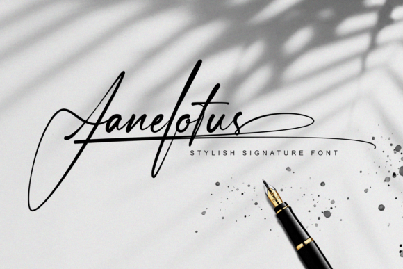 Janelotus Script Font Review