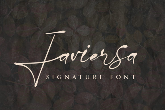 Javiersa: A Romantic Handwritten Font for Editorial Design