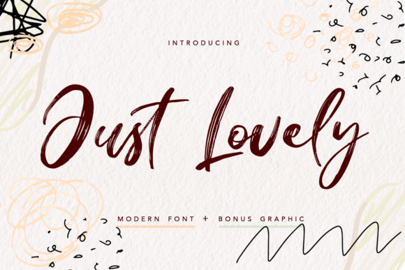 Just Lovely: A Stylish Handwritten Font for Digital Design