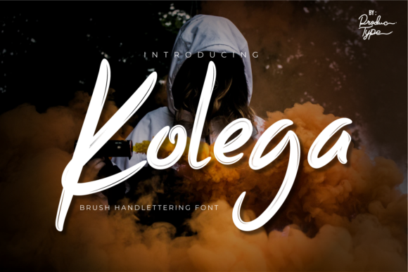 Kolega: A Bold Handwritten Font for Modern Editorial Design