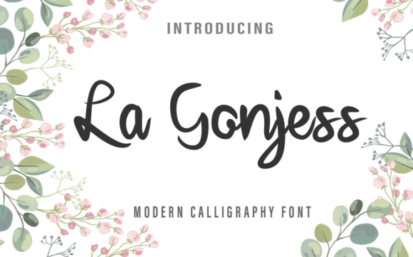 La Gonjess: A Playful Script Font for Digital Marketing