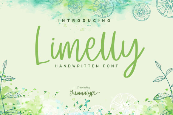 Limelly: A Handwritten Font for Modern Brand Campaigns