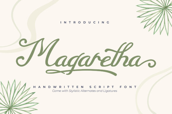 Magaretha: A Stylish Handwritten Font for Modern Branding