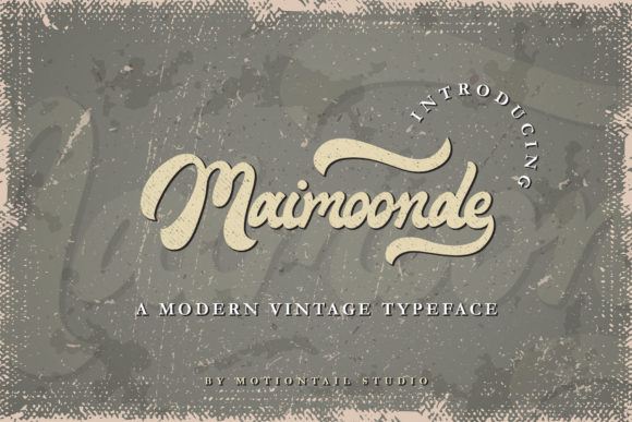 Maimoonde Font for Handmade Creations