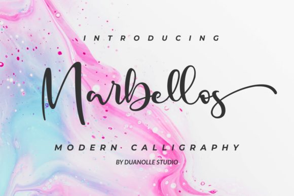 Marbellos: A Script Font That Elevates Your Brand