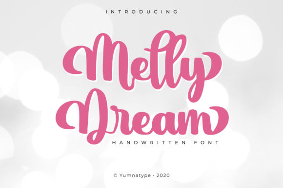 Melly Dream: A Handwritten Font for Creative Makers