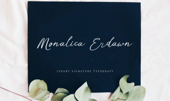 Monalica Erdawn: A Handwritten Font for Elegant Editorial Design