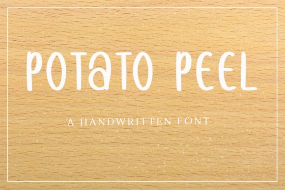 Potato Peel Handwritten Font for Creative Projects