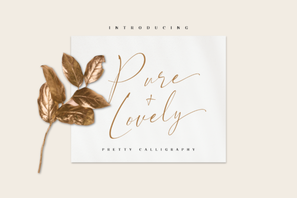 Pure Lovely Font for Web Design and Branding