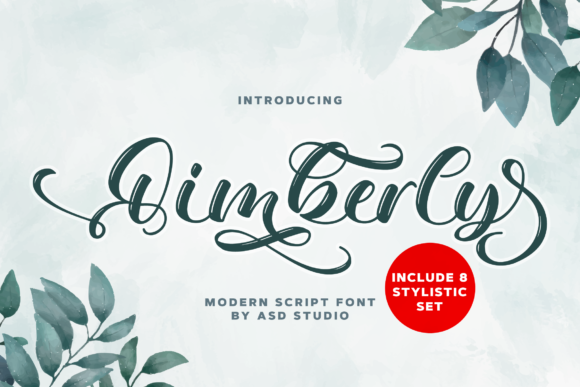 Qimberly: A Modern Calligraphy Font for Craft Projects