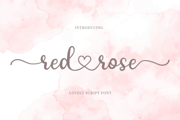 Red Rose Font for Polished Branding