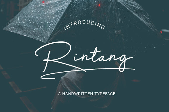 Rintang Font for Editorial Design and Branding