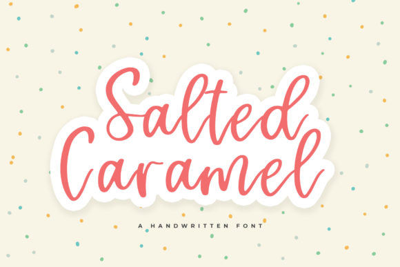 Salted Caramel Font for Web Design
