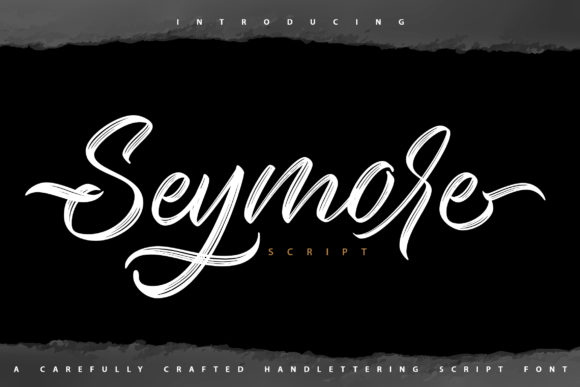 Seymore: A Handwritten Font That Elevates Handmade Creations