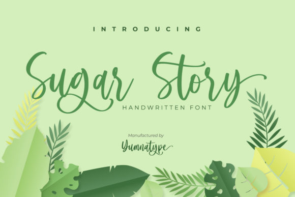 Sugar Story Font Review: A Delicate Handwritten Typeface