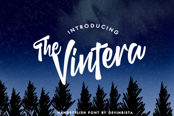 The Vintera: A Graceful Script Font for Editorial Design
