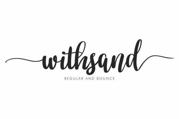 Withsand: A Handwritten Font for Craft Creations